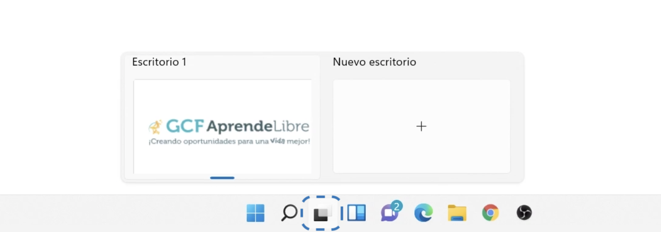 Opción Vista de tareas de Windows 11